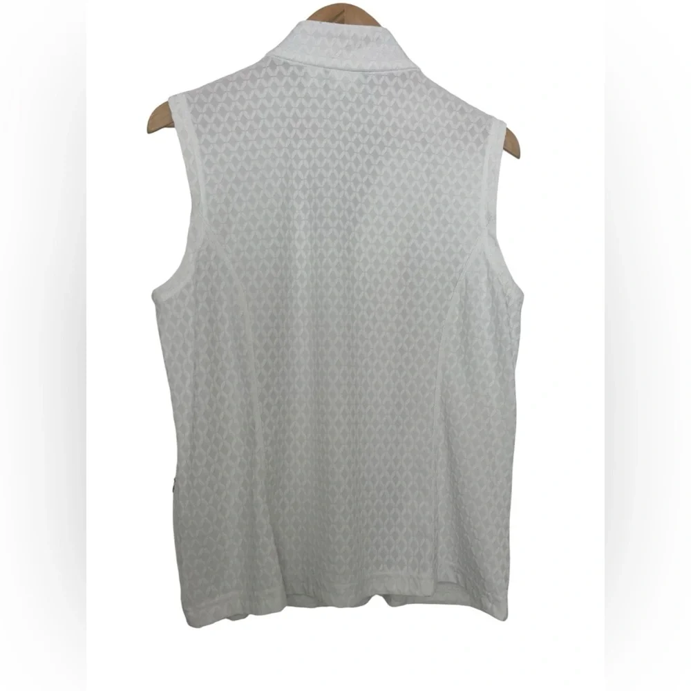 Zenergy by Chico’s White Golf Vest - Size 1 (US 8) - Picture 2 of 7